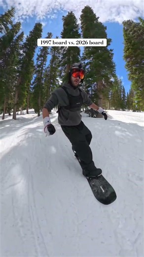 1997 vs 2026 Snowboard (Star Wars Trench Run) #snowboarding