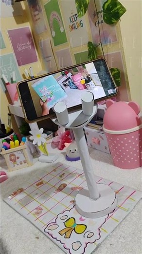 Easy DIY tripod 💖 #craft #shorts//No tripod? DIY one 📸 #diy#diytripod//#hacks//Snuggle Bunny