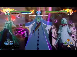 Naruto Shippuden Ultimate Ninja Storm 4 - Six Paths Obito x Madara Movesets (1080p)