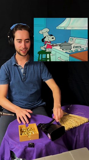 Satisfying Snoopy Sounds! All in 1 take :) happy thanksgiving! #snoopy #asmr #soundeffects #drums #loop