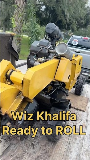 First Remote Control Stump Grinder Vermeer 252 35 hp with greenteeth upgrade #sc252 #remotecontrol