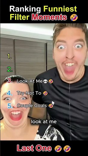 Ranking Funniest Filter Moments 😂😂 | #shorts