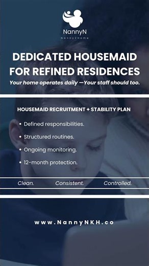 DEDICATED HOUSEMAIDFOR REFINED RESIDENCES.