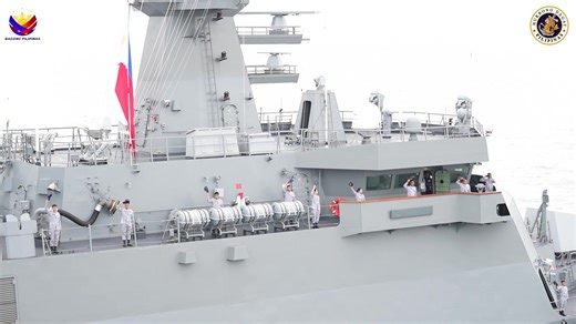 LOOK | PH Navy welcomes newest patrol vessel, future BRP Rajah Sulayman (PS20) Philippine Navy’s newest Offshore Patrol Vessel (OPV), the future BRP Rajah Sulayman (PS20). | Philippine Navy