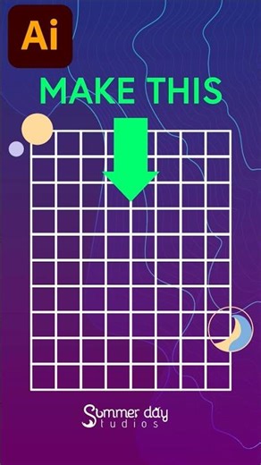How to made a Grid 🏁 Adobe illustrator tutorial