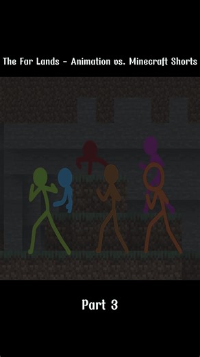 The Far Lands - Animation vs. Minecraft Shorts #minecraft #shorts #animation #lands #animation
