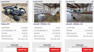CTC auctioning off surplus property, from office supplies to airplanes