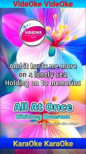 All At Once - Whitney Houston #karaoke | VideOke / KaraOke