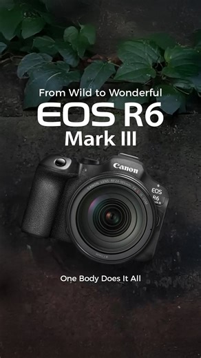 Canon India on Instagram: "One Body, Does It All - EOS R6 MARK III The EOS R6 Mark III puts power and precision in your hands. Shoot in Open Gate for maximum flexibility, capture fast-moving subjects at 40 FPS, track them flawlessly with Intelligent AF, and achieve cinematic color grading with Canon Log. Whether you’re capturing high-speed action, wildlife, or low-light moments, this camera ensures every shot is sharp, every frame is cinematic, and your creative vision comes to life. 📸 In actio