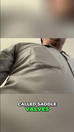 Boiler Fixed! See How Saddle Valves Restore Flow & Heat! #shorts