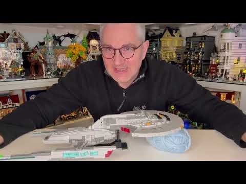 Unfortunately, it crashed - Star Trek USS Titan NCC-80102-A review, Rebrickable-MOC 139322