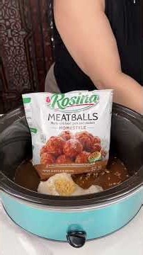 How to Make an Easy Crockpot Meatballs Stroganoff