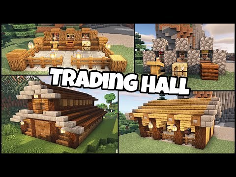 Minecraft Trading Hall Design [EASY]