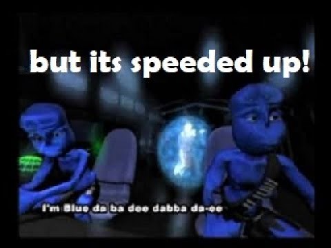 Eiffel 65 - I'm Blue (Da Ba Dee) meme song , but it's sped up! 😵