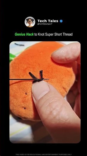 How to End Your Sewing Like a Pro (Short Thread Knot)