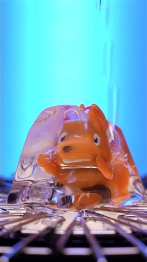 Frozen Squirrel Toy Melts So Fast 😱 | Satisfying Shorts