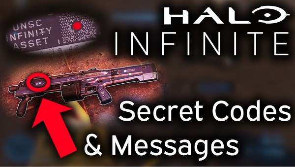 Halo Infinite - Secret Codes & Messages Hidden On UNSC Weapons