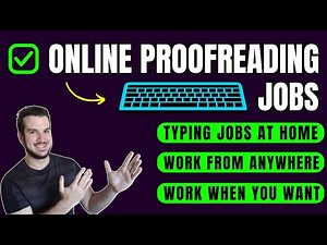 Online Proofreading Jobs - Work From Anywhere - Remote Jobs 2025