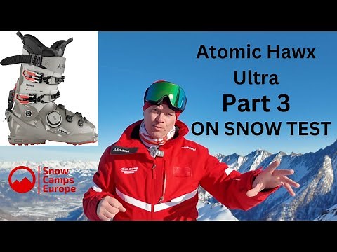 2024 Atomic Hawx Ultra XTD 130 BOA GW Ski Boots on Snow Test with Snow Camps Europe