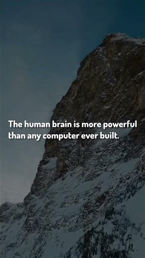 Your Brain is More Powerful Than Any Computer! 🧠#factivation #facts #shorts