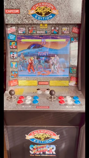 Street Fighter 2 arcade game - still as brilliant as ever! 🕹️💥 Who's up for a rematch? 🎮 #StreetFighter2 #ArcadeNostalgia #capcom #retrogaming | Classic Replay