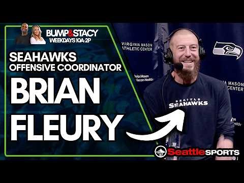 Exclusive: Brian Fleury's First Interview as Seahawks Offensive Coordinator | #SeattleSports