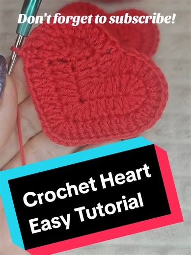 Easy Crochet Heart Tutorial for Beginners