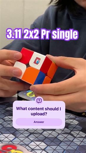 3.11 2x2 pr single #cubing #shorts #2x2