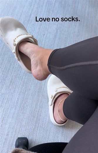 Love these crocs #love #sockless | Crocs