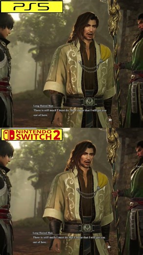 Dynasty Warriors Origins Nintendo Switch 2 vs PS5 Graphics Comparison