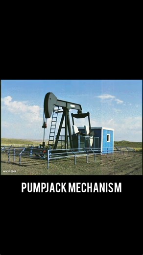 Pumpjack's main mechanism is a four-bar linkage