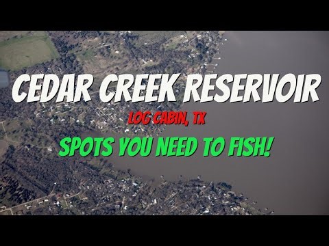 CedarCreek-TX- Key Spots | Offshore Structure, Rock and Debris Breakdown