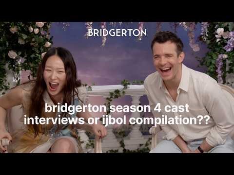 bridgerton season 4 cast interviews confirming they're all absolutely delightful