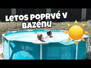 POPRVÉ LETOS V BAZÉNU | POROD SE BLÍŽÍ....