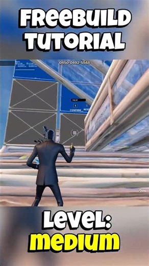 Free Build Tutorial | Level Medium #fortnite #fyp #map #clips #nexlab