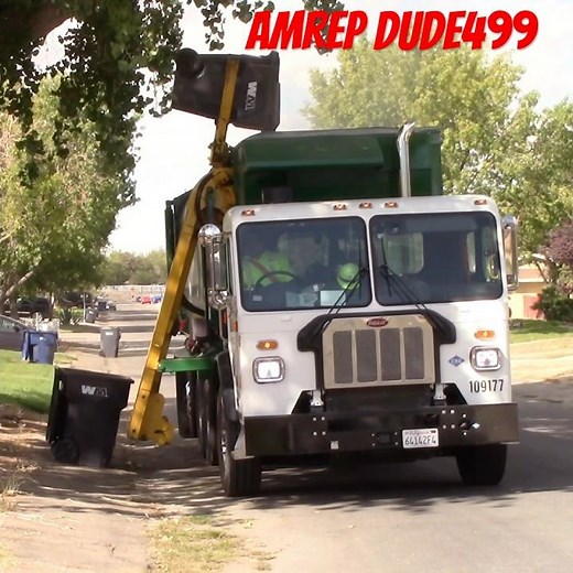 WM Amrep ASL Garbage Truck #automobile #garbagetruck #trashtruck #trucking #garbage #trash #shorts