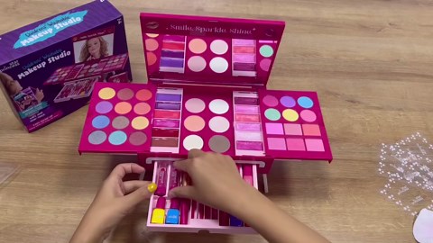 Kids Makeup Kit for Girls - Girl Toys Non-Toxic Real Washable Make Up Set for Little Girls - Pretend Play Toy Birthday Gift Idea for Girl Ages 3, 4, 5, 6, 7, 8, 9, 10 Year Old