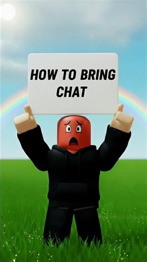 THE ONLY WAY TO GET ROBLOX CHAT BACK! 🛡️ (3-Step Plan) #roblox #robloxrant #shorts