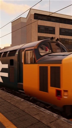 WonterRail - Train Sim World: Two Class 37's Double Heading a Railtour Out of Cardiff Central