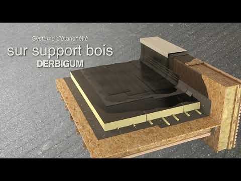 Comment installer une étanchéité bitumineuse sur support bois - Derbigum