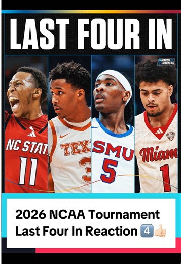 Reaction to the Last Four In for the 2026 NCAA Tournament