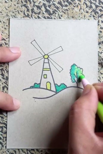 Windmill in a gentle breeze | dream school #learneasy