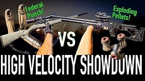 Crazy SUPERSONIC Exploding Airgun Pellets VS .22 LR Self Defense Rounds!