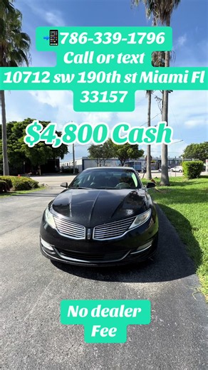 2016 Lincoln MKZ 150k miles#lincoln #Miamicars #cashdeals #usedcars #goodeals