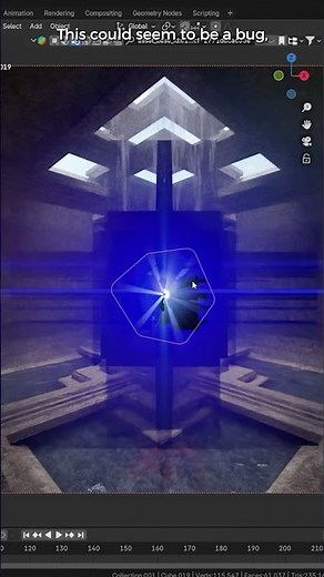 Flared2 – Create Cinematic Light and Mood in Blender (With Real-Time Control) #shorts