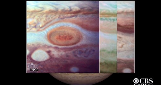 Watch: NASA video shows Jupiter's Great Red Spot is shrinking