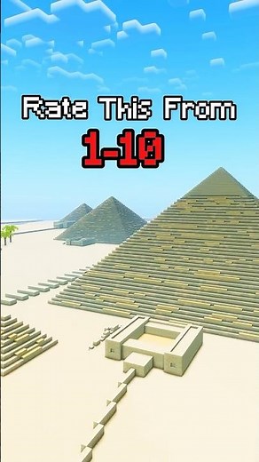 Build Pyramids of Giza 🐫 #minecraft #egypt #minecraftbuilding