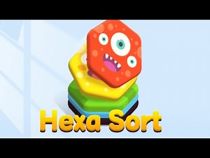 Hexa Stack Sort - Color Merge Mobile Game | Gameplay Android