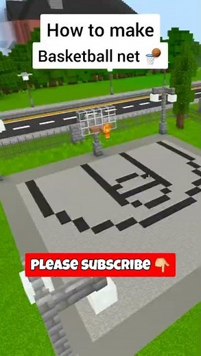 Minecraft: Basketball Court | #shorts