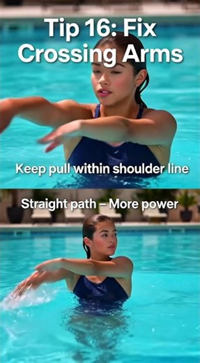 Stop Losing Power! Fix Your Freestyle Stroke With This Simple Arm Trick #Shorts